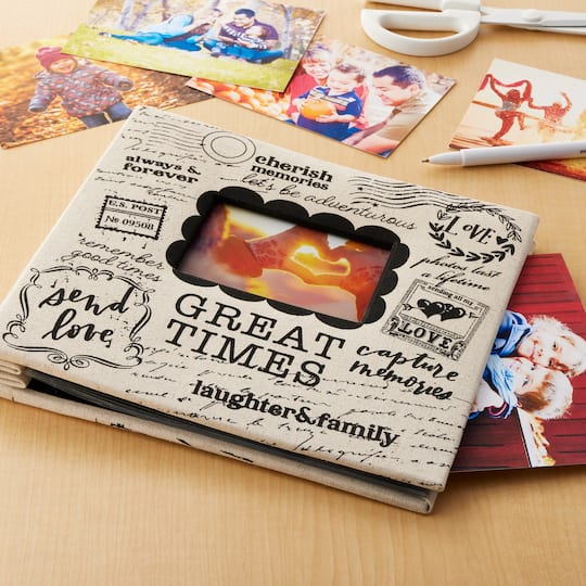 6 Pack: Linen Postal Scrapbook by Recollections®